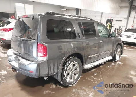 2012 Nissan Armada Platinum from USA, damaged, VIN 5N1BA0NC7CN605175